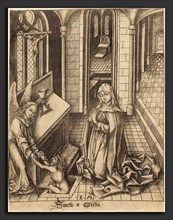 Israhel van Meckenem (German, c. 1445 - 1503), Saint Ottilia, c. 1475-1480, engraving