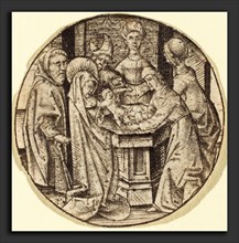 Israhel van Meckenem (German, c. 1445 - 1503), The Circumcision, c. 1470-1480, engraving