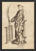 Israhel van Meckenem after Martin Schongauer (German, c. 1445 - 1503), Saint Lawrence, c.