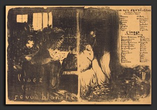 Edouard Vuillard (French, 1868 - 1940), Une Nuit d'Avril Ã  Céos; L'Image, 1894, lithograph in