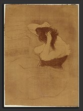 Henri de Toulouse-Lautrec (French, 1864 - 1901), Woman Combing Her Hair (Femme qui se peigne),