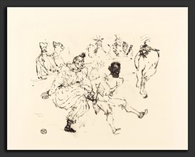 after Henri de Toulouse-Lautrec, Footit and Chocolat (Footit et Chocolat), lithograph in black