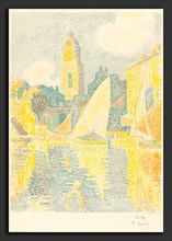 Paul Signac (French, 1863 - 1935), St. Tropez: The Port (Saint-Tropez: Le port), 1897-1898, 6-color