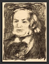 Auguste Renoir, Richard Wagner, French, 1841 - 1919, c. 1900, lithograph on japan paper