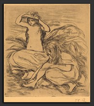 Auguste Renoir (French, 1841 - 1919), The Two Bathers (Les deux baigneuses), 1895, etching