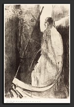 Odilon Redon (French, 1867 - 1939), Et un autre ange sortit du temple qui est au ciel, ayant lui