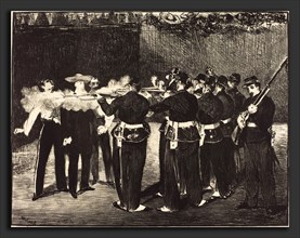 Edouard Manet (French, 1832 - 1883), Death of Maximilian at Queretaro (L'executionde Maximilien),