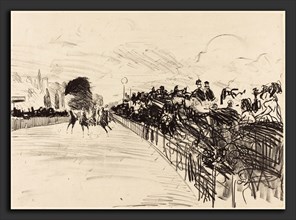 Edouard Manet (French, 1832 - 1883), The Races (Les courses), 1865, lithograph