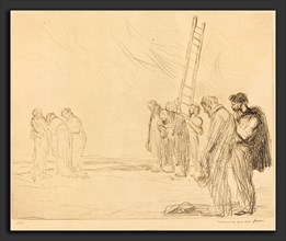 Jean-Louis Forain, Calvary (second plate), French, 1852 - 1931, 1902, etching