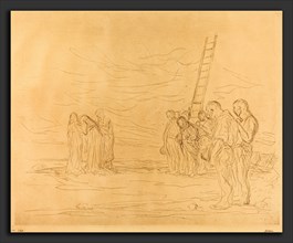 Jean-Louis Forain, Calvary (first plate), French, 1852 - 1931, 1902, etching