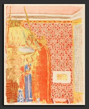 Edouard Vuillard (French, 1868 - 1940), Interior with Pink Wallpaper III (Interieur aux tentures