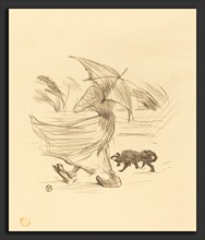Henri de Toulouse-Lautrec (French, 1864 - 1901), Ce que dit la pluie, 1895, lithograph in black on