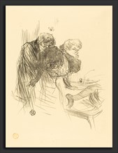 Henri de Toulouse-Lautrec (French, 1864 - 1901), Les vieux papillons, 1895, lithograph in black on