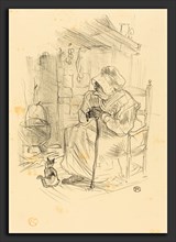 Henri de Toulouse-Lautrec (French, 1864 - 1901), Le secret, 1895, lithograph in black on velin