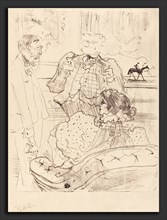 Henri de Toulouse-Lautrec (French, 1864 - 1901), Rosmersholm; Le Gage, 1898, lithograph in black on