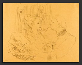 Henri de Toulouse-Lautrec (French, 1864 - 1901), Supper in London (Souper Ã  Londres), 1896,