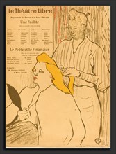 Henri de Toulouse-Lautrec (French, 1864 - 1901), The Hairdresser - Program for the Theatre-Libre