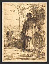 Jean-FranÃ§ois Millet (French, 1814 - 1875), The Large Shepherdess (La grande bergere), 1862,