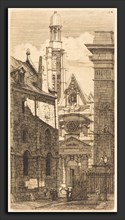 Charles Meryon (French, 1821 - 1868), Saint-Etienne-du-Mont, Paris (Church of St. Stephen of the