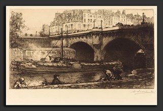 Auguste LepÃ¨re, Pont Neuf, French, 1849 - 1918, 1901, etching