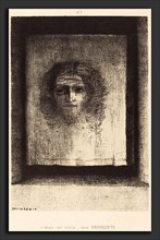Odilon Redon (French, 1840 - 1916), C'etait un voile, un empriente (It was a veil, an imprint),