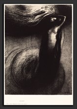 Odilon Redon (French, 1840 - 1916), La Mort: Mon ironie depasse toutes les autres! (Death: My iron