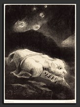 Odilon Redon (French, 1840 - 1916), Quand s'eveillait la Vie au Fon de la  matiere obscure, When