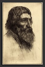 Alphonse Legros, English Peasant (Paysan anglais), French, 1837 - 1911, etching