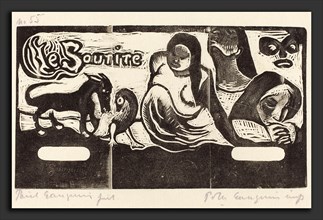 Paul Gauguin (French, 1848 - 1903), Title Page for "Le Sourire" (Titre du Sourire), in or after
