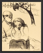 Paul Gauguin (French, 1848 - 1903), Human Sorrow (Miseres humaines), 1889, lithograph in black on