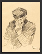 Jean-Louis Forain, Renoir (fourth plate), French, 1852 - 1931, 1905, transfer lithograph