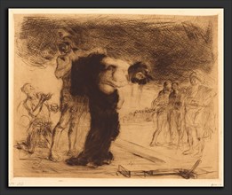 Jean-Louis Forain, Christ Stripped of His Clothes, French, 1852 - 1931, 1909, drypoint and etching