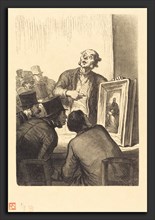 Charles Maurand after Honoré Daumier (French, active 1863-1881), L'Hotel des Commissaires-priseurs: