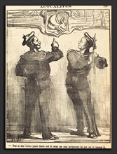 Honoré Daumier (French, 1808 - 1879), Nous ne nous serions jamais douté tout de mÃªme, 1870,