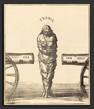 Honoré Daumier (French, 1808 - 1879), Histoire d'un rÃ¨gne, 1870, gillotype on newsprint