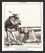 Honoré Daumier (French, 1808 - 1879), Invention charivarique, 1868, lithograph