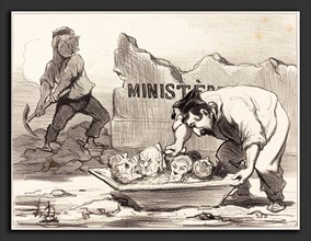 Honoré Daumier (French, 1808 - 1879), Un Replatrage, 1851, lithograph