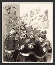 Honoré Daumier (French, 1808 - 1879), Rifolard est plus charmé que jamais, 1848, lithograph