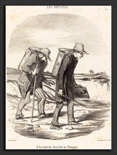 Honoré Daumier (French, 1808 - 1879), A la recherche d'une forÃªt en Champagne (In Search of a