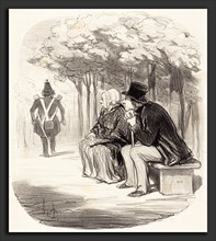 Honoré Daumier (French, 1808 - 1879), Je n'métonne pas si les femmes ont du goÃ»t, 1848, lithograph