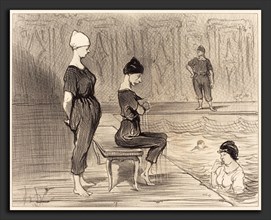 Honoré Daumier (French, 1808 - 1879), Fesant toutes partie de la plus belle moitié, 1847,