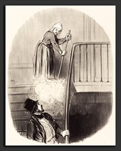 Honoré Daumier (French, 1808 - 1879), Un Locataire qui a eu un oubli le 1er janvier, 1847,