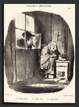 Honoré Daumier (French, 1808 - 1879), Le Cordon donc!, 1847, lithograph on newsprint