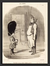 Honoré Daumier (French, 1808 - 1879), Une Famille chez qui réside l'instinct guerrier, 1847,