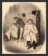 Honoré Daumier (French, 1808 - 1879), Diable! il parait que le rasoir n'est guÃ¨re bon, 1847,