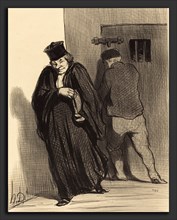 Honoré Daumier (French, 1808 - 1879), Il parait que mon gaillard est un grand scélérat, 1848,