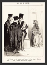 Honoré Daumier (French, 1808 - 1879), Quel dommage que cette charmante femme, 1846, lithograph