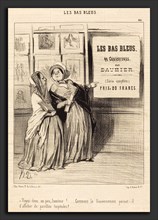 Honoré Daumier (French, 1808 - 1879), Voyez donc un peu, Isménie!, 1844, lithograph on newsprint