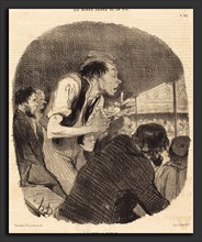 Honoré Daumier (French, 1808 - 1879), A la porte Saint-Martin, 1846, lithograph on newsprint