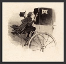Honoré Daumier (French, 1808 - 1879), Ah! trÃ¨s bien j'en suis sur! malheureuse, 1841, lithograph